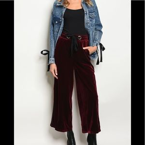 🍷!Wine Velvet Pants🍷